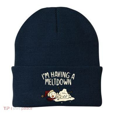 I'm Having A Meltdown Funny Snowman Beanie