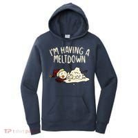 I'm Having A Meltdown Funny Snowman Women's Hoodie thumb 0
