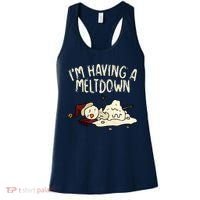 I'm Having A Meltdown Funny Snowman Women's Tank Top thumb 0