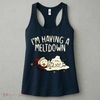 I'm Having A Meltdown Funny Snowman Women's Tank Top thumb 3