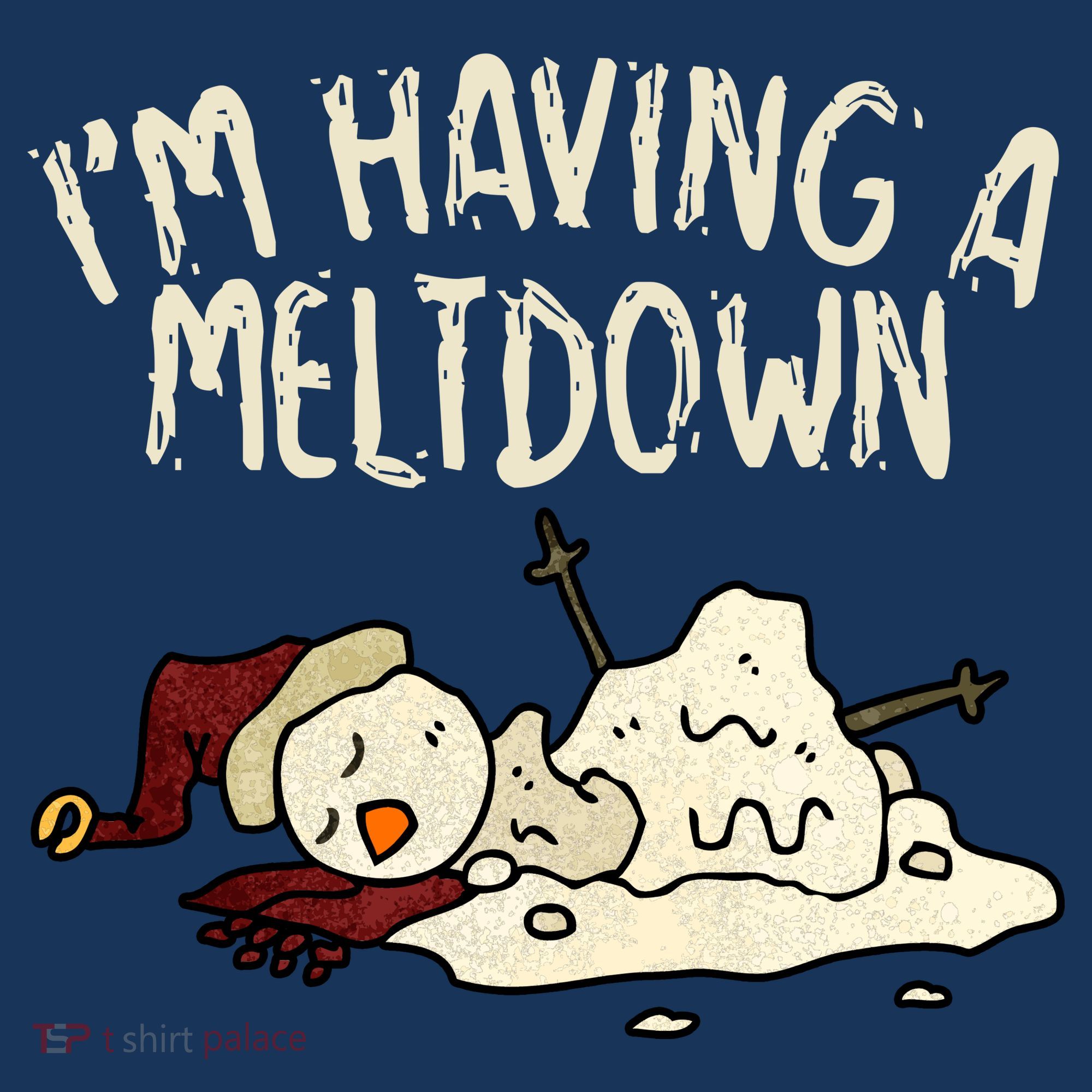I'm Having A Meltdown Funny Snowman Women's Tank Top