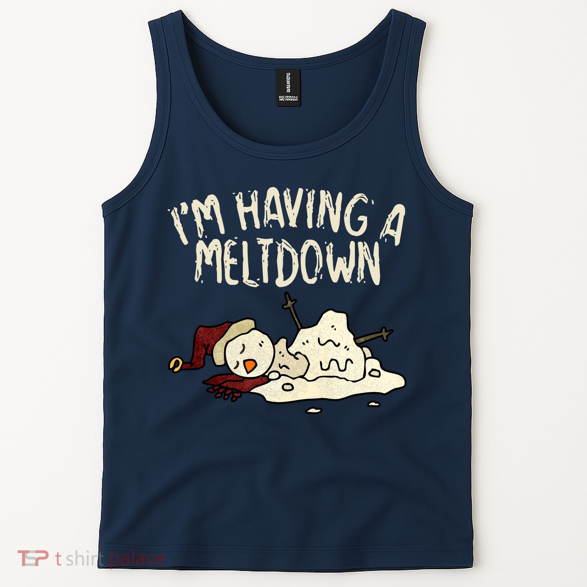 I'm Having A Meltdown Funny Snowman Tank Top