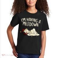 I'm Having A Meltdown Funny Snowman Kids T-Shirt thumb 2