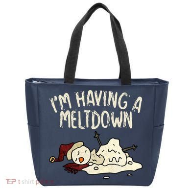 I'm Having A Meltdown Funny Snowman Tote Bag