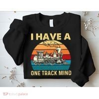 I Have A One Track Mind Trainspotter Model Train Railroad Sweatshirt thumb 2