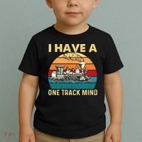 I Have A One Track Mind Trainspotter Model Train Railroad Toddler T-Shirt thumb 2