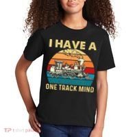 I Have A One Track Mind Trainspotter Model Train Railroad Kids T-Shirt thumb 2