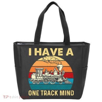 I Have A One Track Mind Trainspotter Model Train Railroad Tote Bag