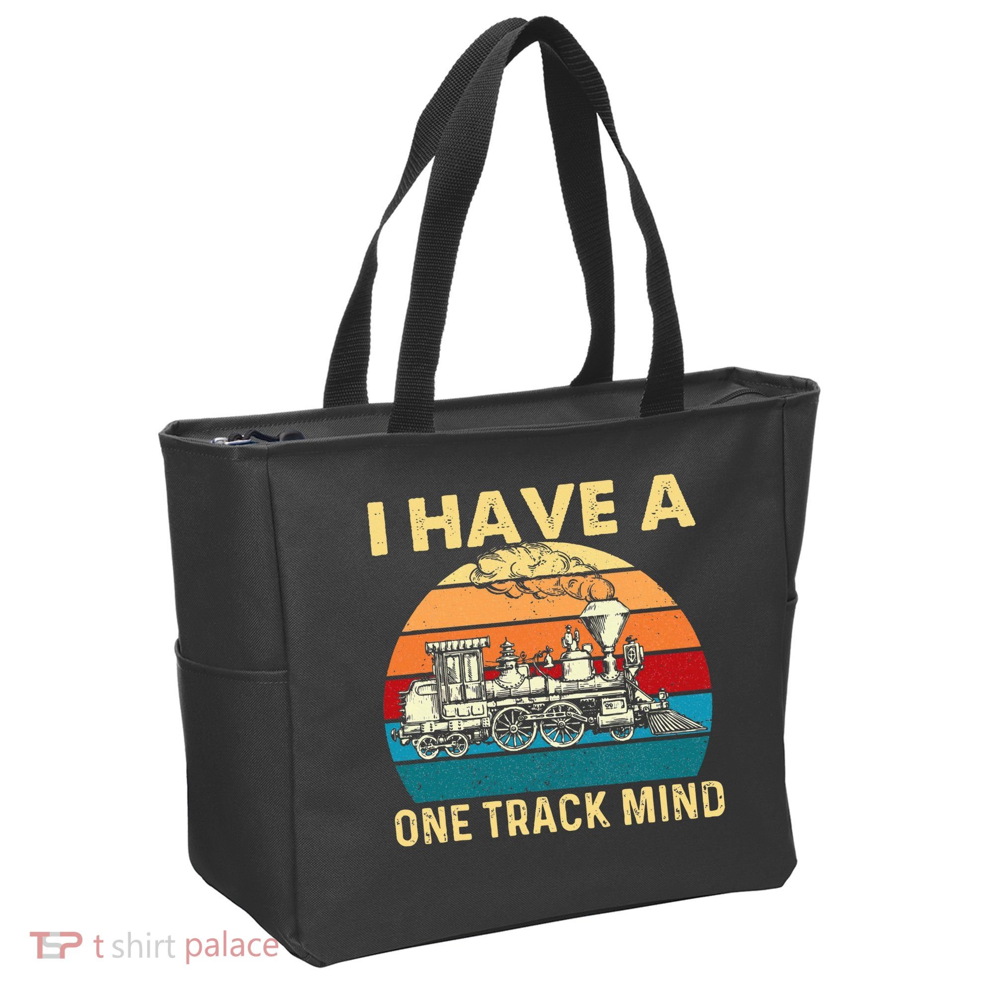 I Have A One Track Mind Trainspotter Model Train Railroad Tote Bag