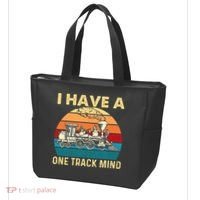 I Have A One Track Mind Trainspotter Model Train Railroad Tote Bag thumb 3