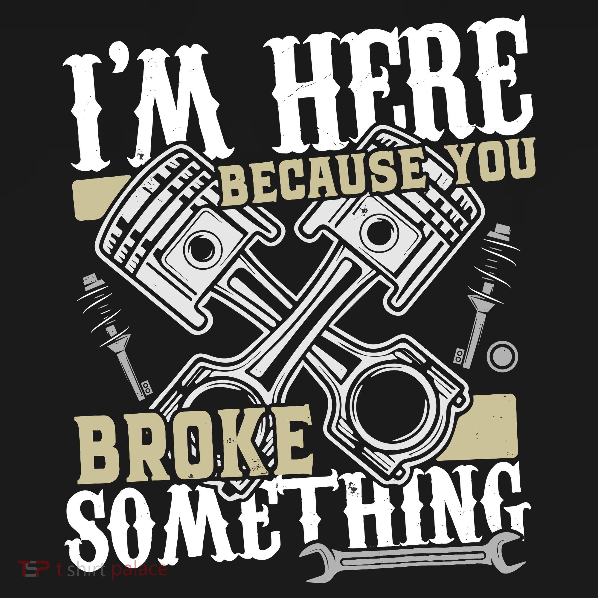 IM Here Because You Broke Something Funny Mechanic Gift Ornament