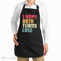 I Hope Both Teams Lose Funny American Football Apron thumb 2