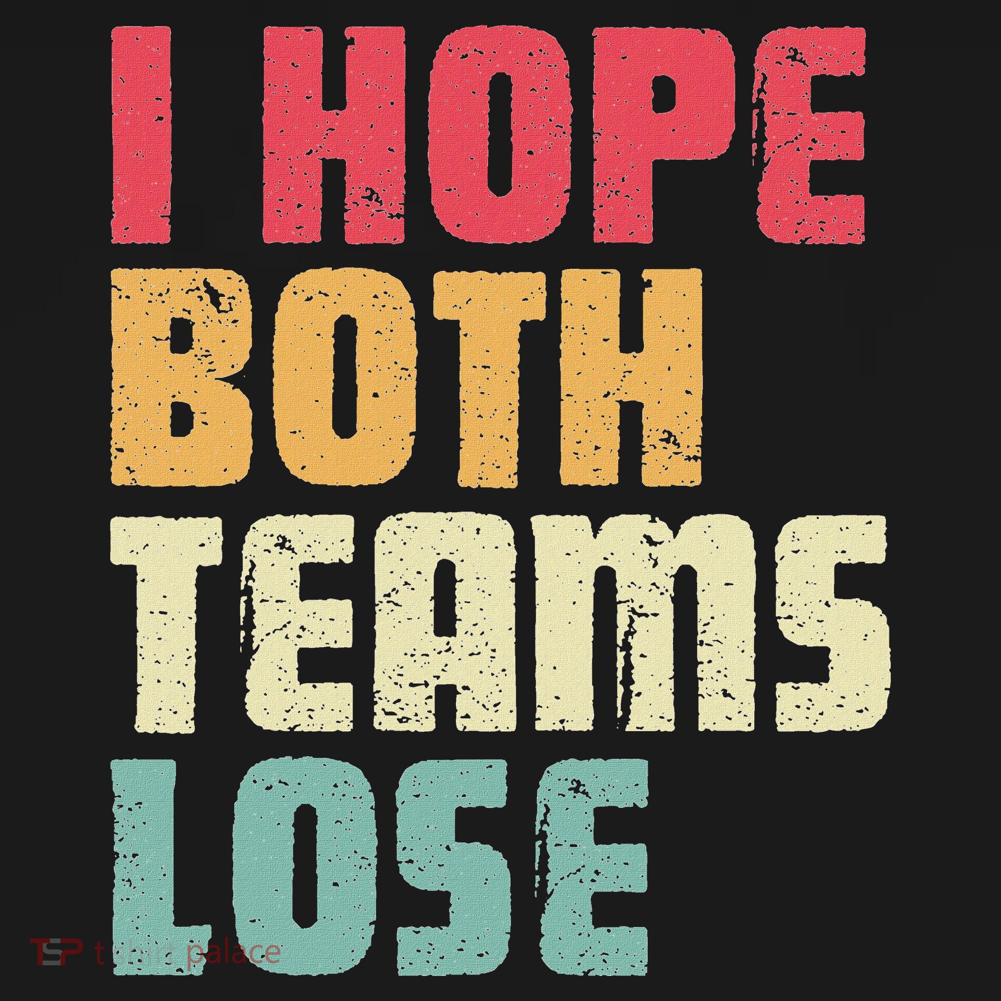 I Hope Both Teams Lose Funny American Football Mousepad