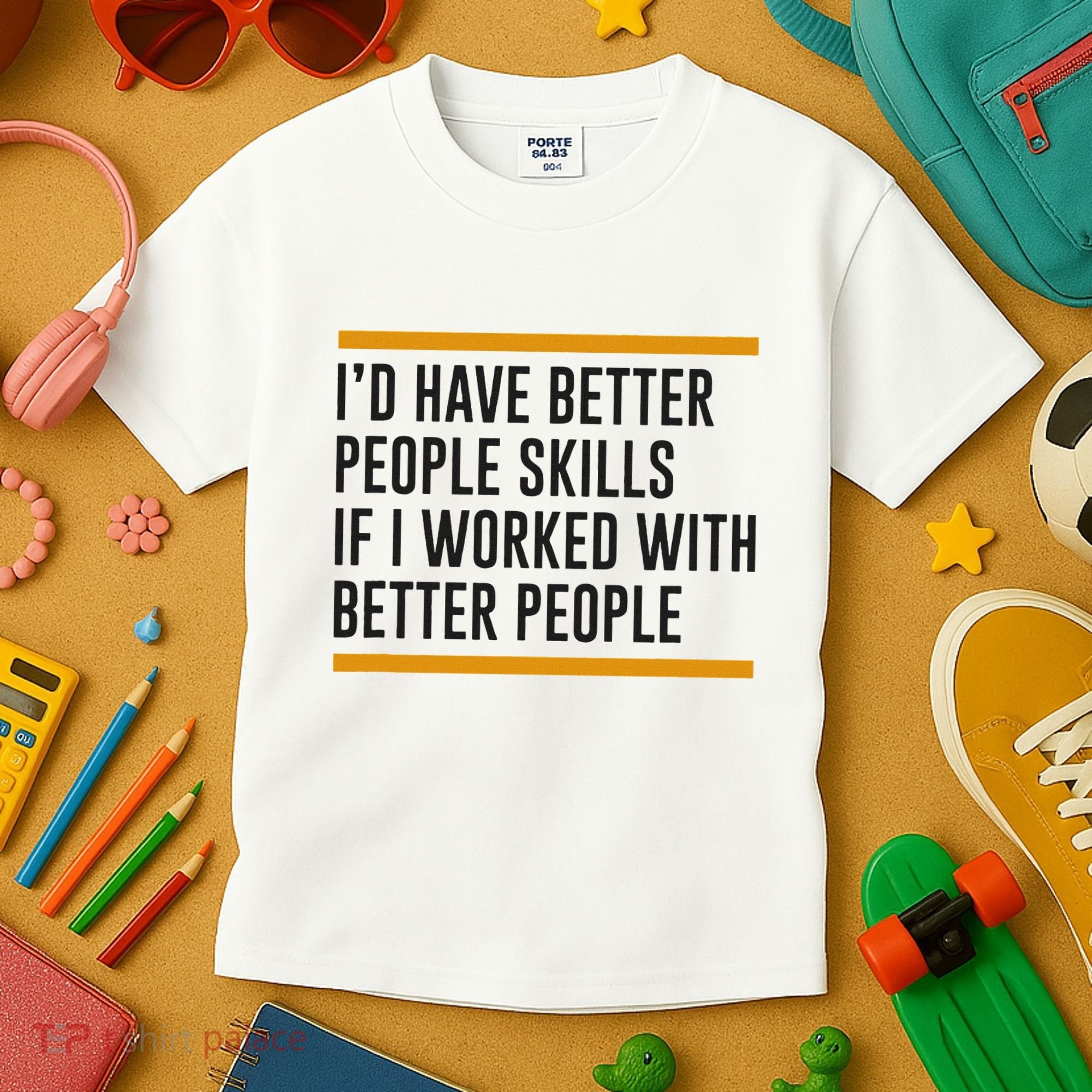 ID Have Better People Skills If I Worked With Better People Kids T-Shirt