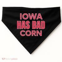 Iowa Has Bad Corn USA-Made Doggie Bandana thumb 0