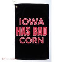 Iowa Has Bad Corn Golf Towel thumb 0