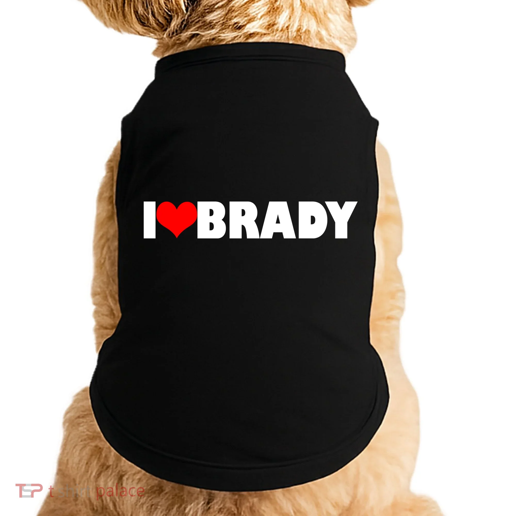 I Heart Brady Doggie Tank