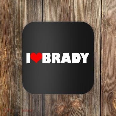 I Heart Brady Coaster