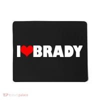 I Heart Brady Mousepad thumb 0