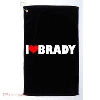 I Heart Brady Golf Towel thumb 0
