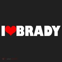 I Heart Brady Golf Towel thumb 3