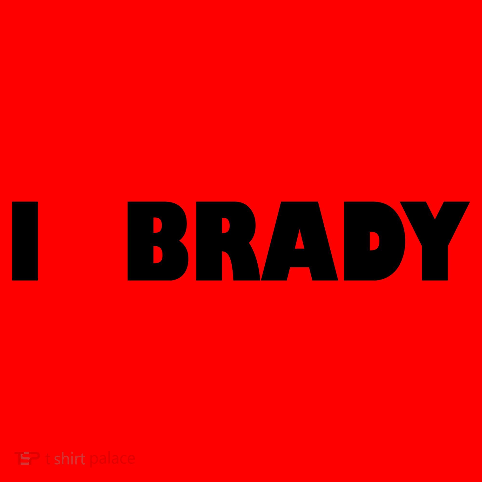 I Heart Brady Santa Hat