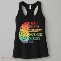 I Had Brain Surgery Nothing Scares Me Survivor Women's Tank Top thumb 3