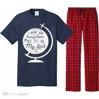 I Havent Been Everywhere But Its On My List Travel Hiking Pajama Set thumb 0