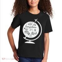 I Havent Been Everywhere But Its On My List Travel Hiking Kids T-Shirt thumb 2