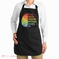 I Had Brain Surgery Nothing Scares Me Apron thumb 2