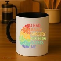 I Had Brain Surgery Nothing Scares Me Coffee Mug thumb 4