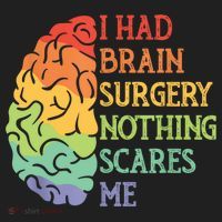 I Had Brain Surgery Nothing Scares Me Golf Towel thumb 3