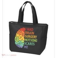 I Had Brain Surgery Nothing Scares Me Tote Bag thumb 3