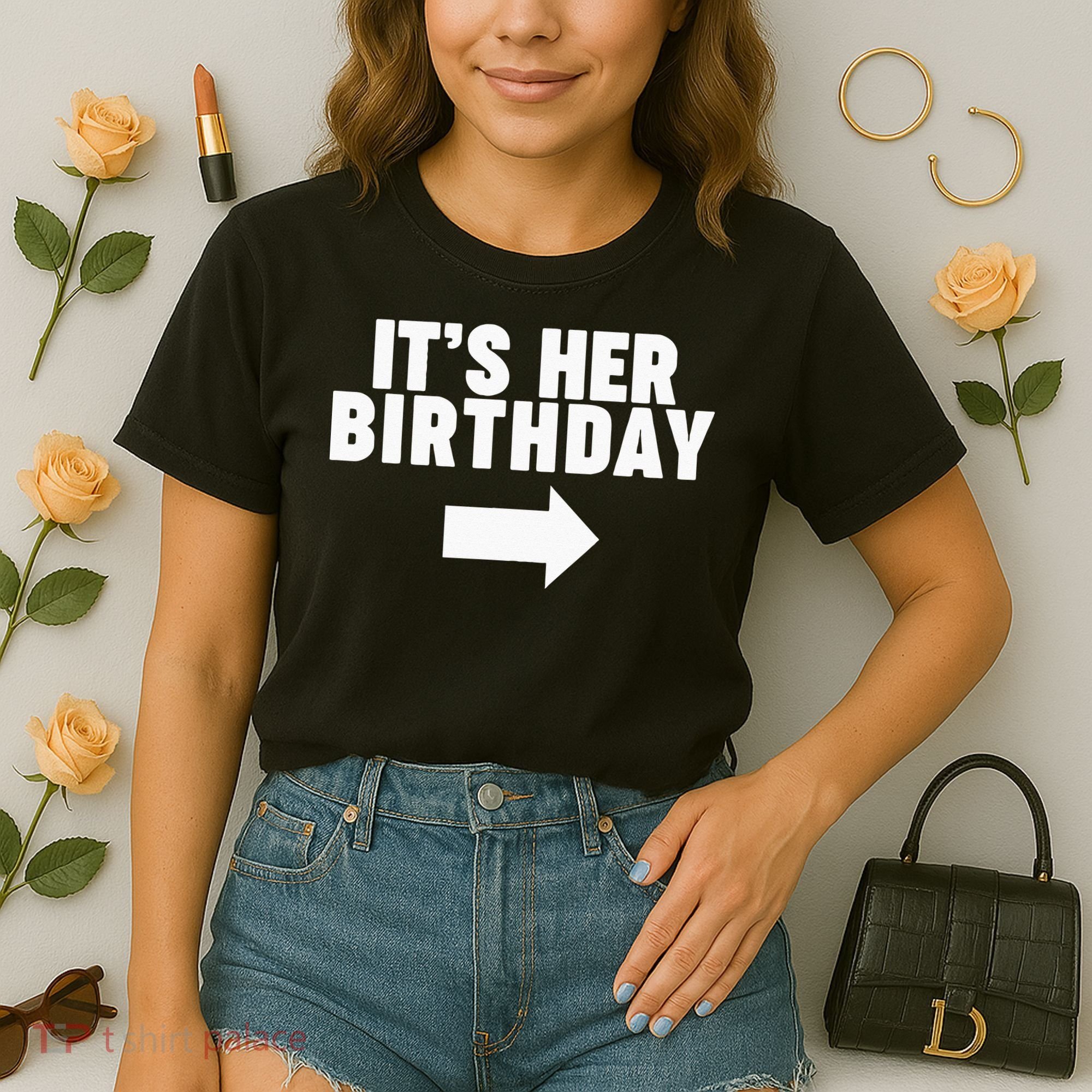 It's her birthday Comfort Colors Boxy T-Shirt