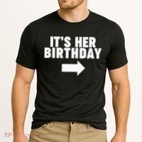 It's her birthday Cooling Performance Crew T-Shirt thumb 2