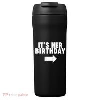 It's her birthday 24oz Duet Stainless Steel Tumbler thumb 0
