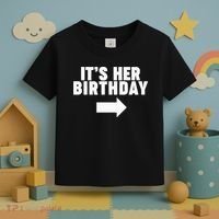 It's her birthday Toddler T-Shirt thumb 3