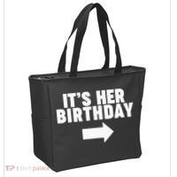 It's her birthday Tote Bag thumb 2