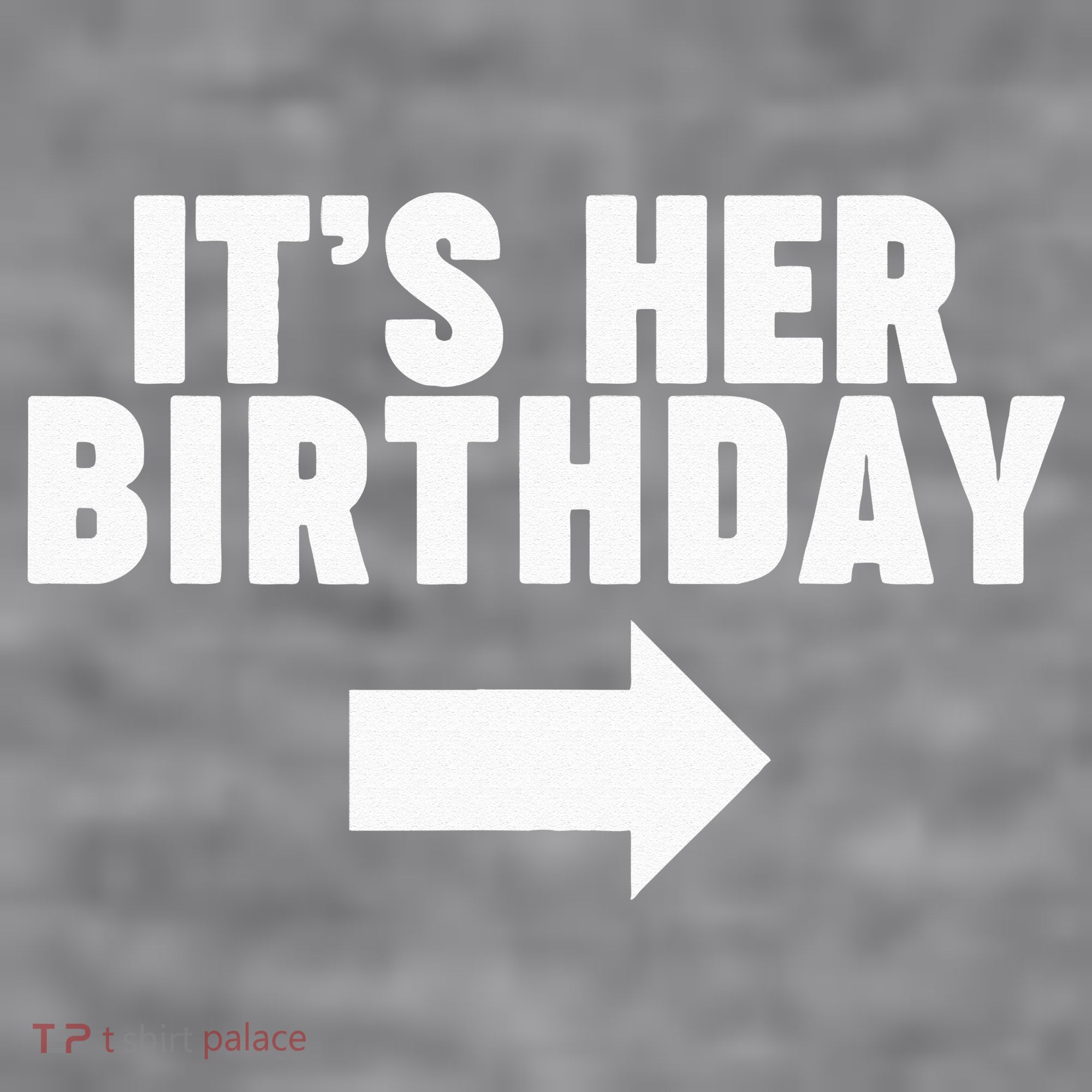 It's her birthday Women's Racerback Cropped Tank