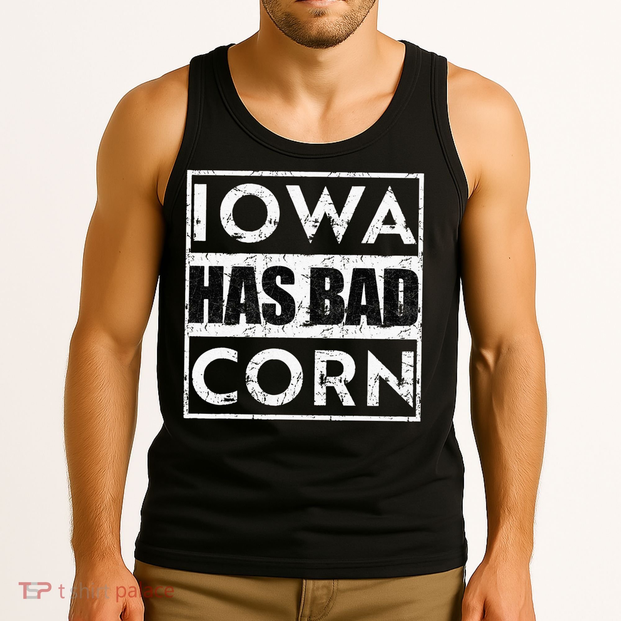 Iowa Has Bad Corn Nebraska Better Than Iowa Tank Top