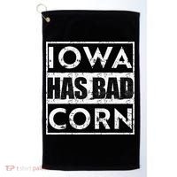 Iowa Has Bad Corn Nebraska Better Than Iowa Golf Towel thumb 0