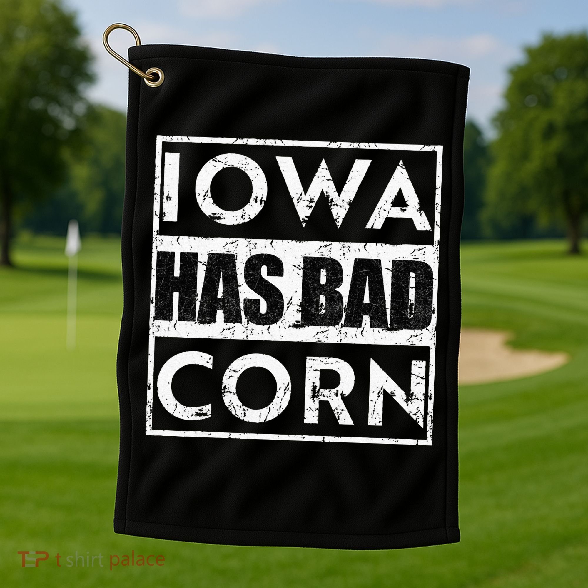 Iowa Has Bad Corn Nebraska Better Than Iowa Golf Towel