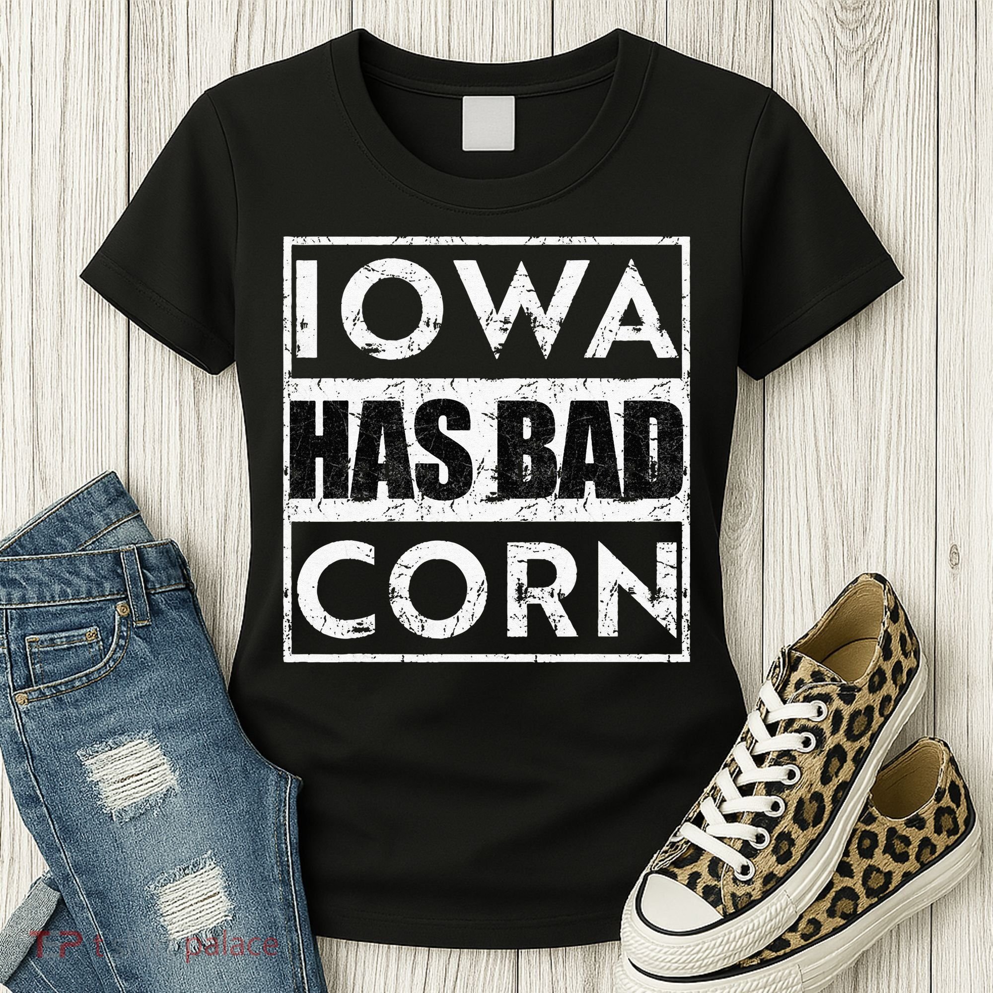 Iowa Has Bad Corn Nebraska Better Than Iowa Women's T-Shirt