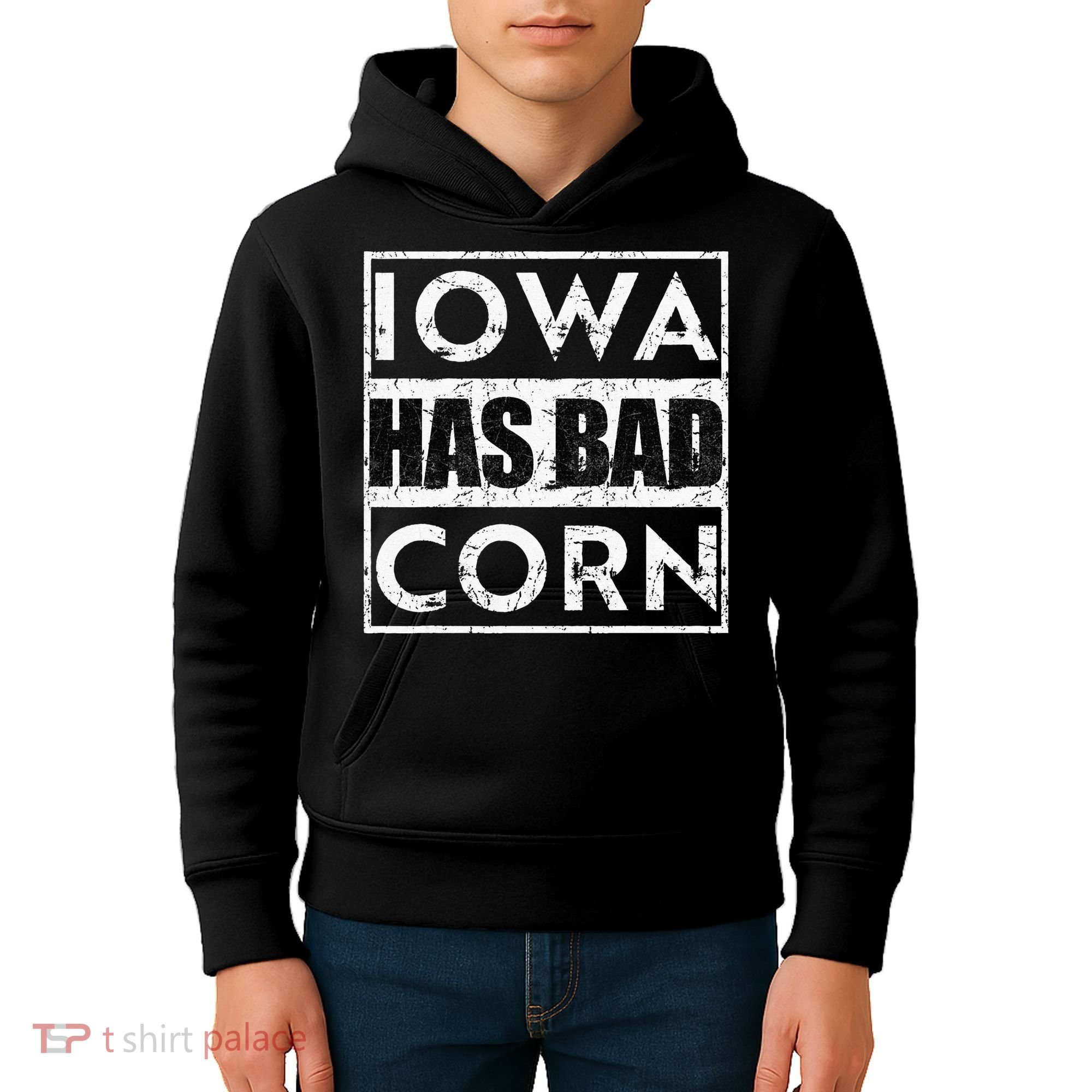 Iowa Has Bad Corn Nebraska Better Than Iowa Kids Hoodie
