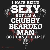 I Hate Being Sexy But I'm A Chubby Bearded Man Funny Gifts Beanie thumb 2