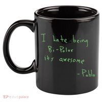 I Hate Being Bipolar It’s Awesome Bipolar 11oz C Handle Ceramic Mug thumb 2