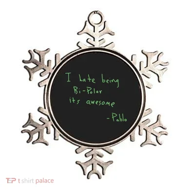 I Hate Being Bipolar It’s Awesome Bipolar Ornament