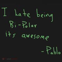 I Hate Being Bipolar It’s Awesome Bipolar Sustainable Knit Beanie thumb 2