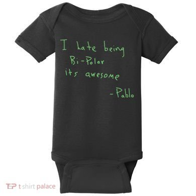 I Hate Being Bipolar It’s Awesome Bipolar Baby Bodysuit