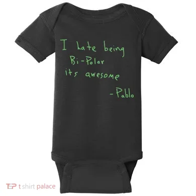 I Hate Being Bipolar It’s Awesome Bipolar Baby Bodysuit